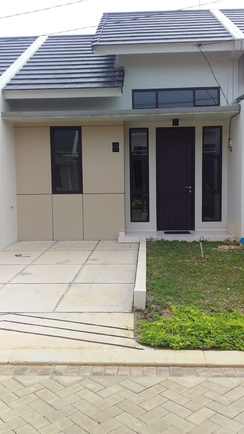 foto tampak rumah tipe 60/35 (IV) perumahan KSO PURI CEMPAKA