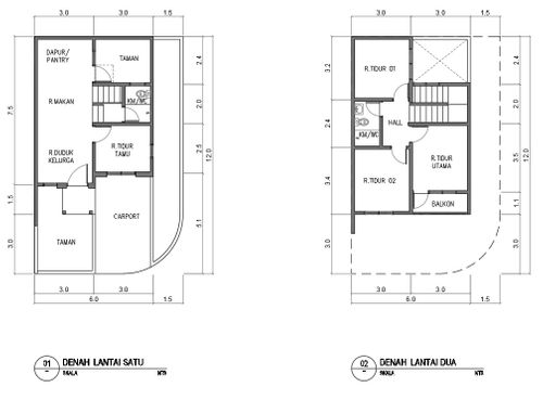 foto denah rumah tipe Candi Corner 3 perumahan SYNTHESIS HOMES