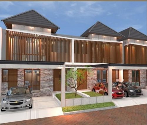 foto tampak rumah tipe 131 / 168 perumahan Villa Puncak Tidar