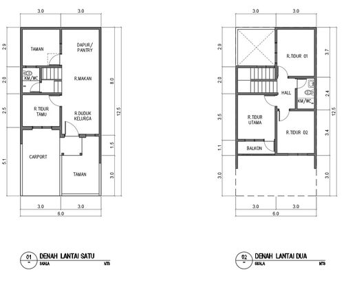 foto denah rumah tipe Candi Standard 3 perumahan SYNTHESIS HOMES