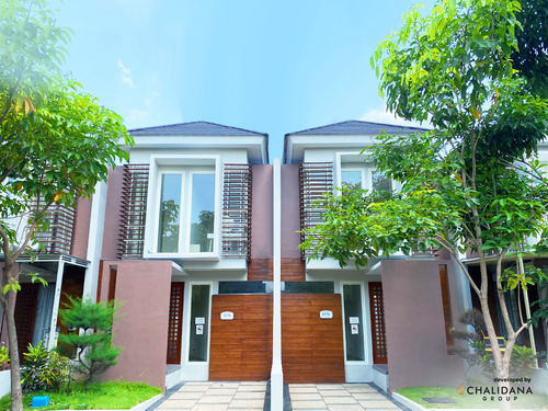 foto tampak rumah tipe CASSABILA perumahan SAFIRA GARDEN