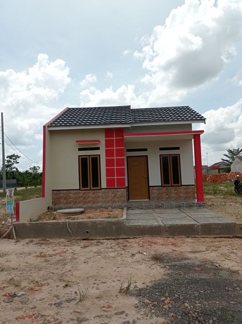 foto tampak rumah tipe 36 perumahan KALIBATA VILLAGE
