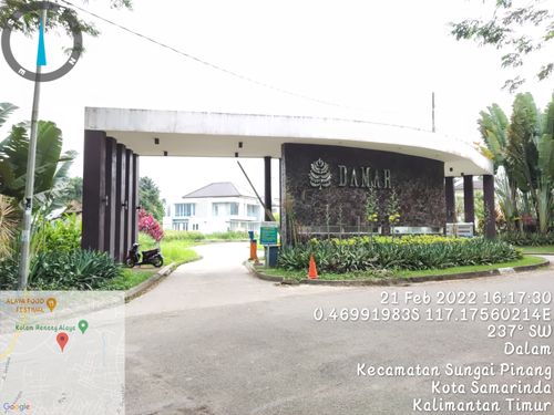 foto gerbang perumahan perumahan Alaya Samarinda