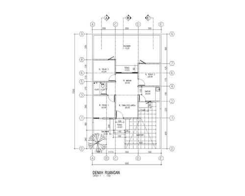 foto denah rumah tipe RUTLAND perumahan CITRAHARMONI - CLUSTER STAMFORD