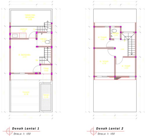 foto denah rumah tipe 51 Superimposed (423) perumahan G-Land Padalarang Residence 3