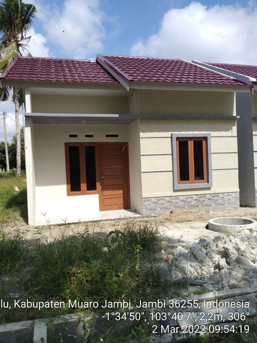 foto tampak rumah tipe 36 perumahan GRIYA NUSANTARA