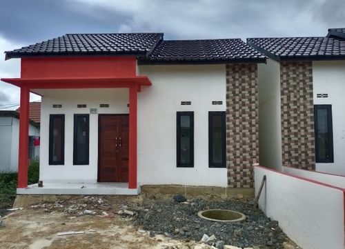 foto tampak rumah tipe 36 perumahan BAROKAH INDAH RESIDENCE II