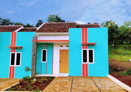 foto tampak rumah tipe 30/60 perumahan PERUMAHAN GREEN HARMONI WONOSEKAR