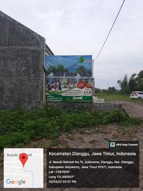foto posisi tengah perumahan Amares Residence