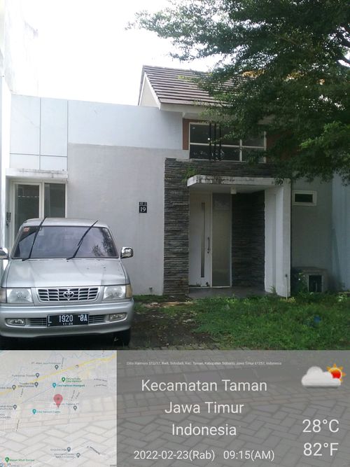 foto tampak rumah tipe BROWNE ST perumahan CITRAHARMONI - CLUSTER STAMFORD