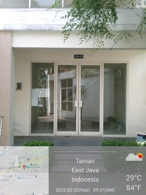 foto tampak rumah tipe RUKO CHIWALK MR perumahan CITRAHARMONI - CLUSTER CHIWALK