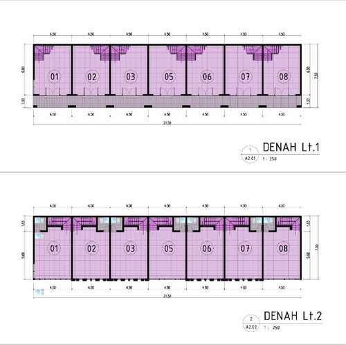 foto denah rumah tipe RUKO CHIWALK MR perumahan CITRAHARMONI - CLUSTER CHIWALK