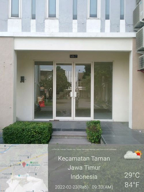 foto tampak rumah tipe RUKO CHIWALK perumahan CITRAHARMONI - CLUSTER CHIWALK