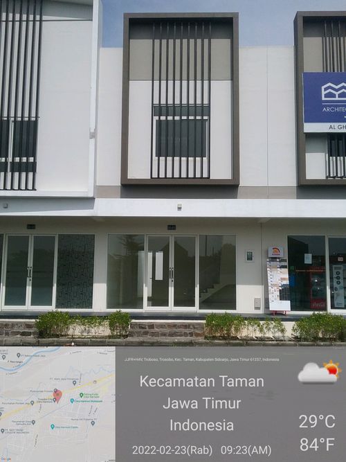 foto tampak rumah tipe HCC2 RB perumahan CITRAHARMONI - CLUSTER HCC