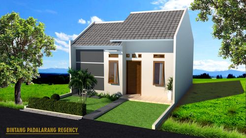 foto tampak rumah tipe 30/60 perumahan Bintang Padalarang Regency
