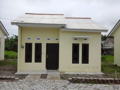 foto tampak rumah tipe 36 perumahan PERUMAHAN SATAM GREEN GARDEN