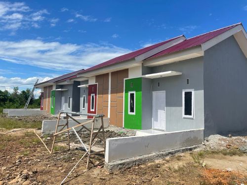 foto tampak rumah tipe 36/91 perumahan RATONA RESIDENCE