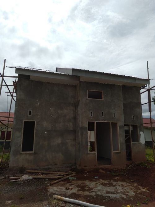 foto tampak rumah tipe 60/91 perumahan RATONA RESIDENCE