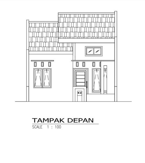 foto tampak rumah tipe 36/78 perumahan Puri Sijono Asri