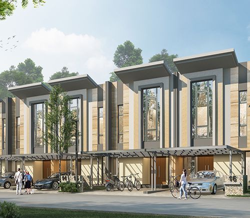 foto tampak rumah tipe T 69 - CATALINA perumahan Grand Duta City, Bekasi - 2