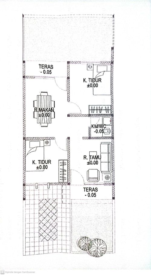 foto denah rumah tipe B 03 perumahan GRAND SUNAN GIRI