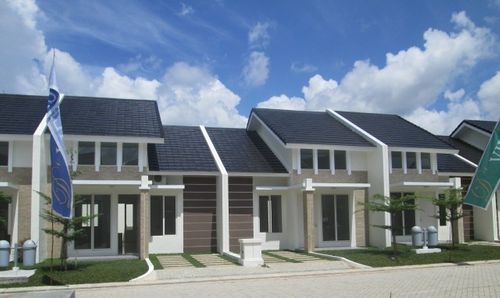 foto tampak rumah tipe ANDES perumahan D'VILLAS