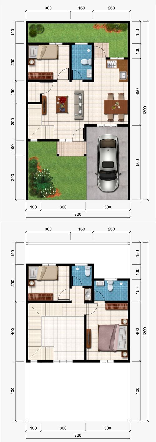 foto denah rumah tipe T80/113 perumahan TANGERANG KENCANA RESIDENCE