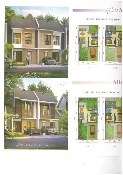 foto tampak rumah tipe INFINITY HOEK PREMIUM perumahan Summarecon Emerald Karawang - Cluster Elora