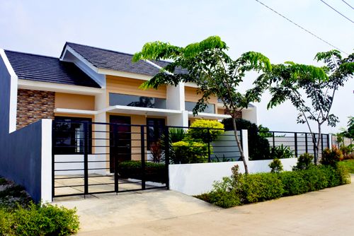 foto tampak rumah tipe SAFIR - 425 perumahan PONDOK PERMATA TAHAP 3