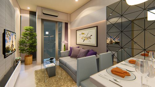 foto tampak rumah tipe 1 - BR (A1A') perumahan TAMANSARI ISWARA APARTMENT