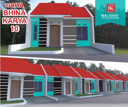 foto tampak rumah tipe 36/60 perumahan Griya bhina karya 10
