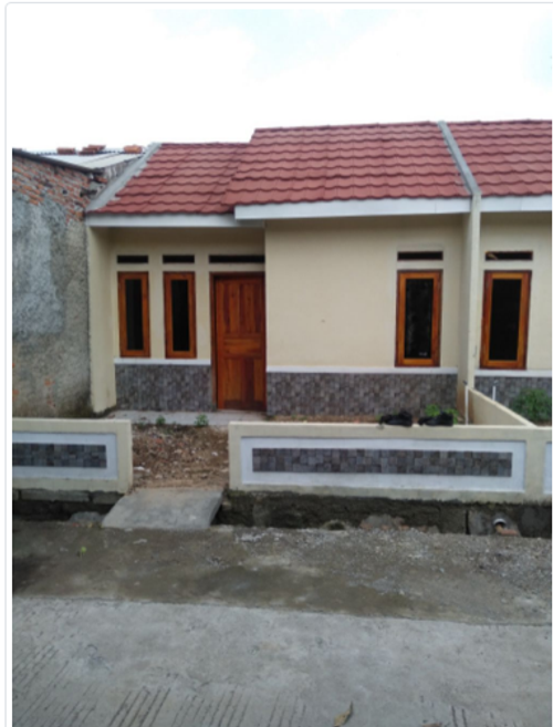 foto tampak rumah tipe 29/60 perumahan MEGA REGENCY 1