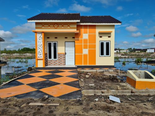 foto tampak rumah tipe 36 perumahan CASADOVA PARAWEI I