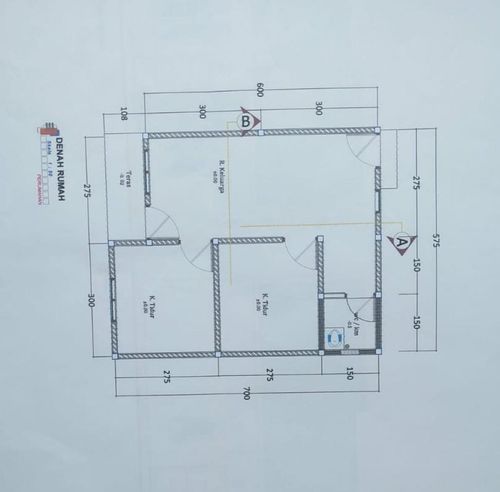 foto denah rumah tipe 36 perumahan PERUMAHAN DARSUA OTAUW ASRI