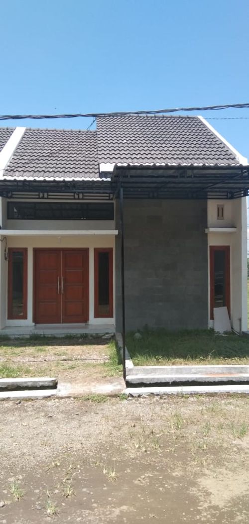foto tampak rumah tipe 45 perumahan Green Garden Residence II