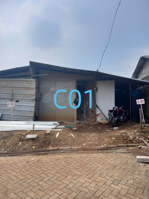 foto tampak rumah tipe Alegra perumahan The Amari Bintaro