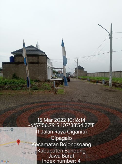 foto posisi tengah perumahan GRAHA ROYAL RESIDENCE