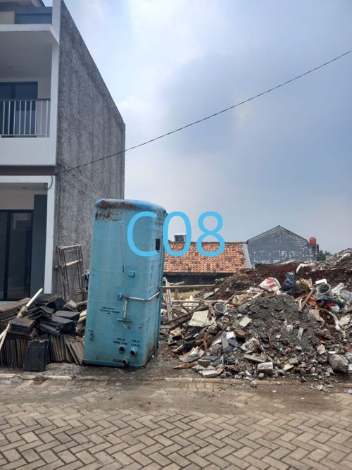 foto tampak rumah tipe Alegra perumahan The Amari Bintaro