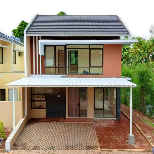 foto tampak rumah tipe CYGNUS perumahan VINUS 88 RESIDENCE