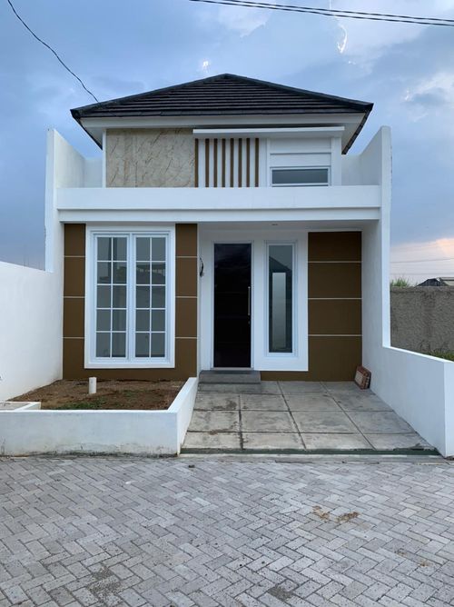 foto tampak rumah tipe Standart perumahan GRAHA ROYAL RESIDENCE