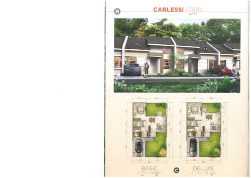 foto tampak rumah tipe CARLESSI DELUXE perumahan Summarecon Emerald Karawang - Cluster Sevanti