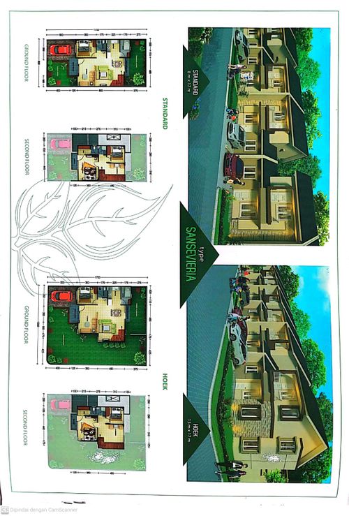 foto denah rumah tipe SIAM STANDART perumahan Perumahan Bukit Hijau
