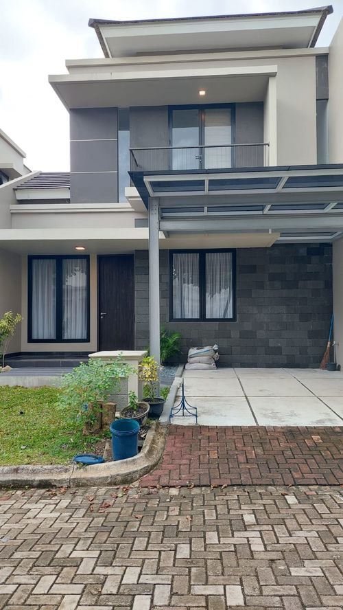 foto tampak rumah tipe VILLA 8 STANDART perumahan Perumahan Bukit Hijau