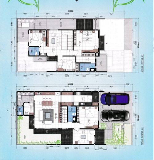 foto denah rumah tipe VILLA 10 STANDART perumahan Perumahan Bukit Hijau
