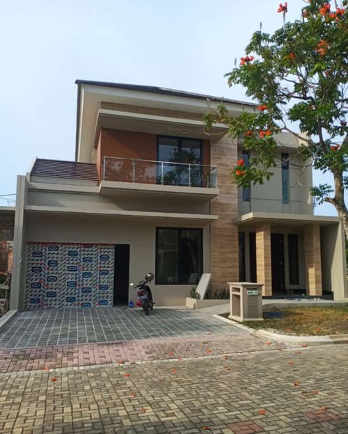 foto tampak rumah tipe VILLA 12 STANDART perumahan Perumahan Bukit Hijau