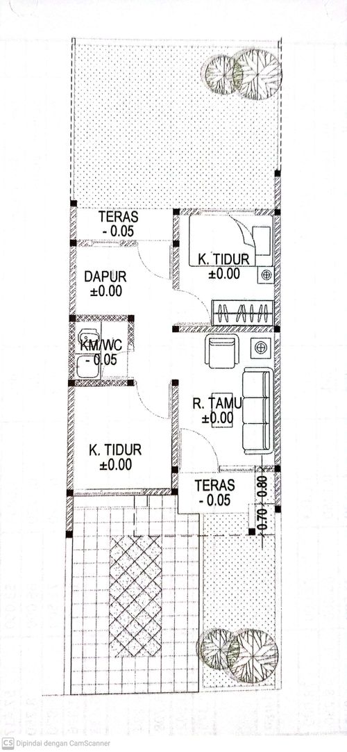 foto denah rumah tipe A 30 perumahan GRAND SUNAN GIRI