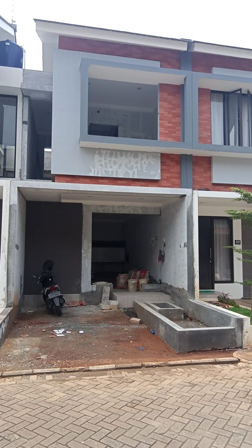 foto tampak rumah tipe Adonia perumahan Neo Oasis