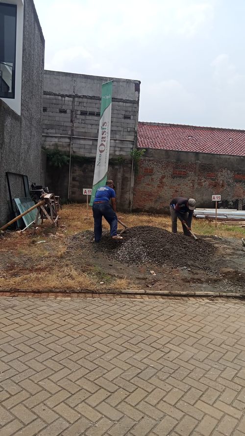 foto tampak rumah tipe ADONIA perumahan Neo Oasis