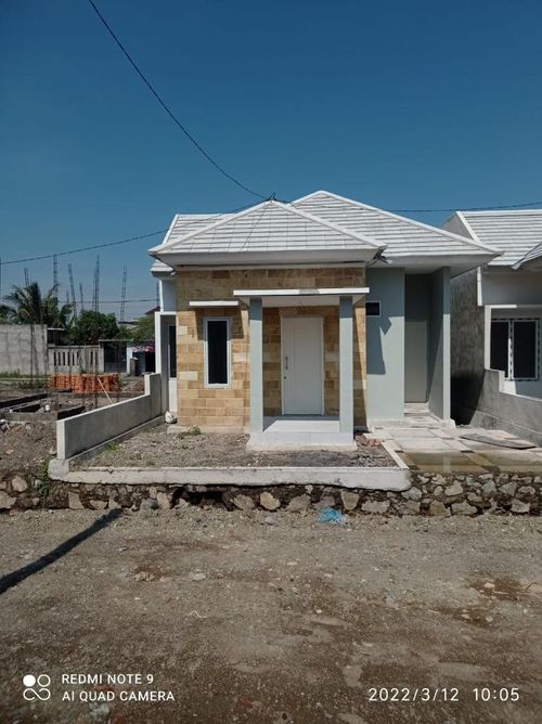 foto tampak rumah tipe 45 perumahan GRAHA SULTHAN