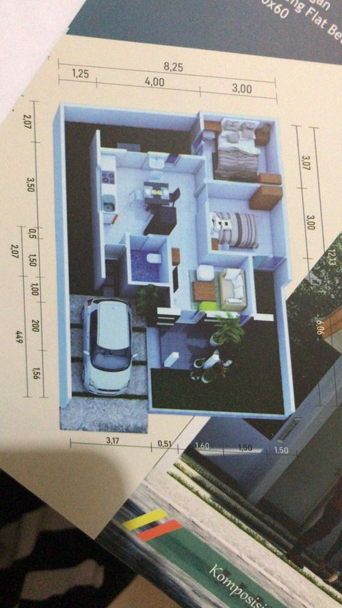 foto denah rumah tipe 45 perumahan GRAHA SULTHAN